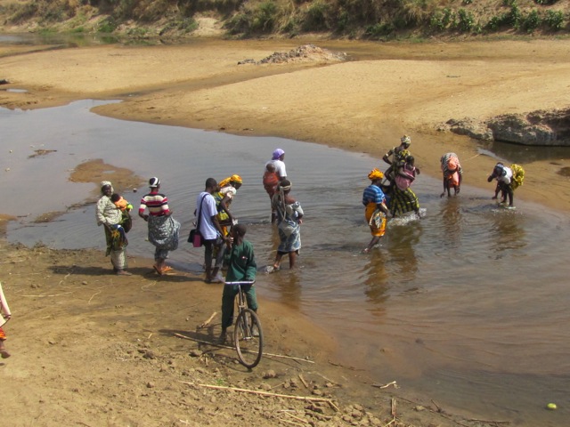 In the rainy season this becomes a raging torrent